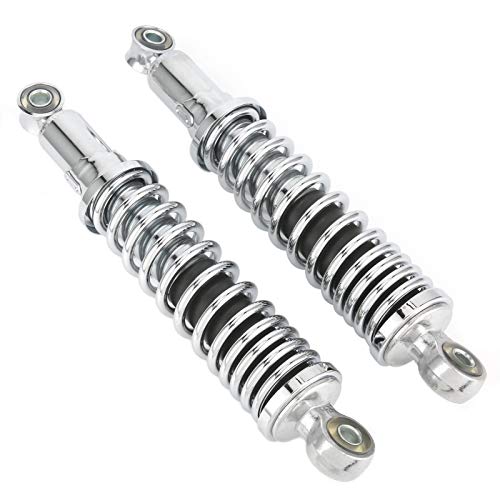 Generic Generic Paire d'amortisseurs Arrière de Moto en Alliage d'acier de Remplacement pour Z50 Monkey DAX JC70 Compatible avec les Vélos électriques, VTT, Pit Bikes, Finition Polie pour la