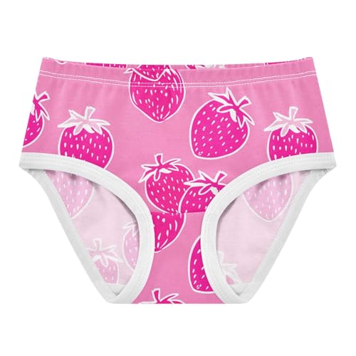 Girls' Underwear Strawberry Toddle Brief Panties 2-8 Years 20300729