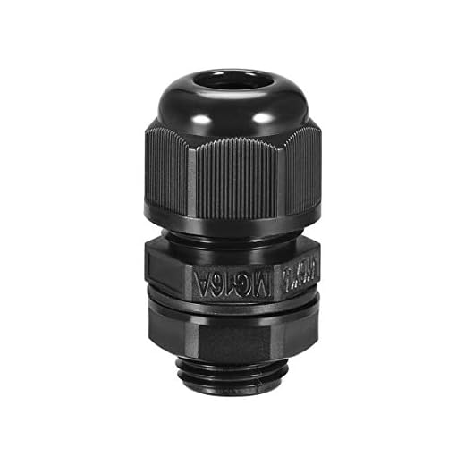 M16 Cable Gland 3 Holes Waterproof IP68 Nylon Joint Adjustable Locknut for 3-4.2mm Dia Wire