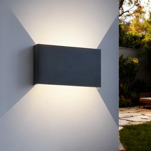 EBION LED Wall Lights Up Down Indoor Outdoor Wall Lights 3000K-6500K 1 Pack