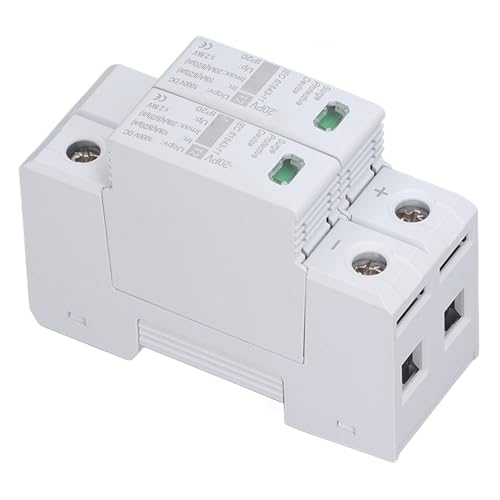 Dispositivo de Protección contra Sobretensiones 2P Protector contra Sobretensiones Fotovoltaico Solar Protector contra Fotovoltaico 1000VDC DC contra