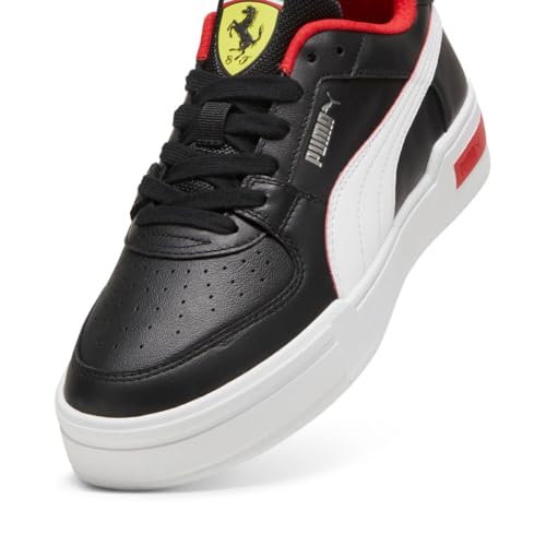 PUMA Men's Ferrari CA Pro Shoes, White-Black, 142
