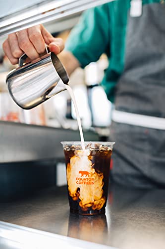 Equator Coffees, Equator Blend Whole Bean Coffee, Medium Dark Roast, Fresh Roasted, Smooth Chocolate & Nutmeg Flavor Notes, Sustainable, 10.5 Oz Bag #TOP3