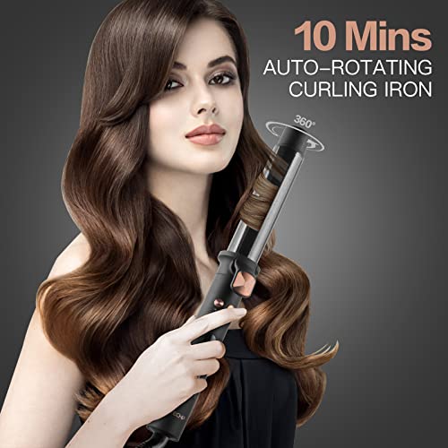 image for WeChip Rotating Curling Iron, Automatic Hair Curler, Curling Iron, Cur