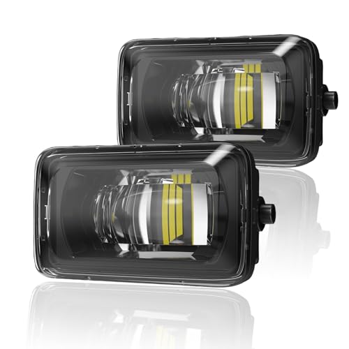 Image of Premium LED Fog Light Assembly for F150 2015-2020 Ford, Black 2-Pack