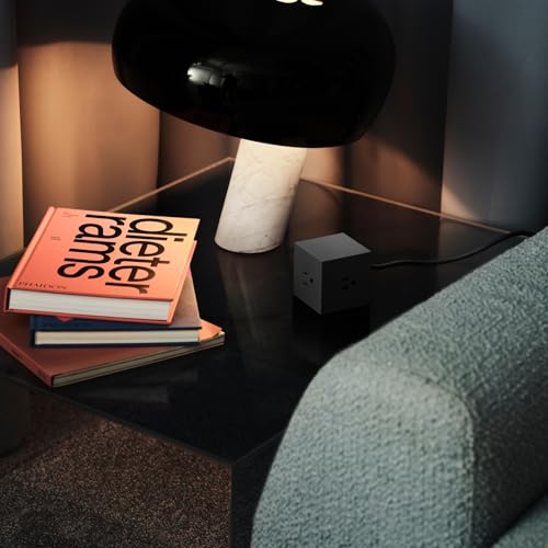 Multipresa Cubo Schuko AVOLT Square 1 con USB, Ciabatta Elettrica di Design con Piede Magnetico per Scrivania e Casa (Stockholm Black, USB-C 1.8m) - Gadget - Immagine 3