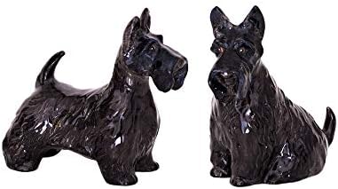 17776 Puppy Dog Scottish Terrier Scottie Salt and Pepper Shakers Ceramic image 2