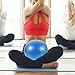 ibasenice 25cm Mini Exercise Ball Reusable Core Workout Ball for Yoga Home Fitness Daily Use Anti-Burst Suitable for Fitness Levels
