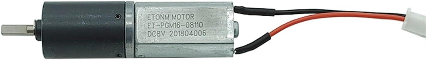 MOBYAT 16mm Gear Motor DC 3V 5V 8V Speed 30-100rpm Metal Gear High Torque Four-Stage Gear Planetary Gear Motor 1Pcs