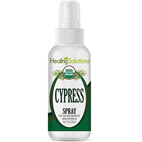 Organic Cypress Spray – Water Infused with Cypress Essential Oil – Certified USDA