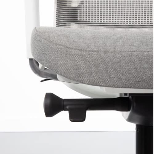 Image of Fully Desk Chair - Adjustable Standing Desk Chair (Black Frame - Navy Seat)