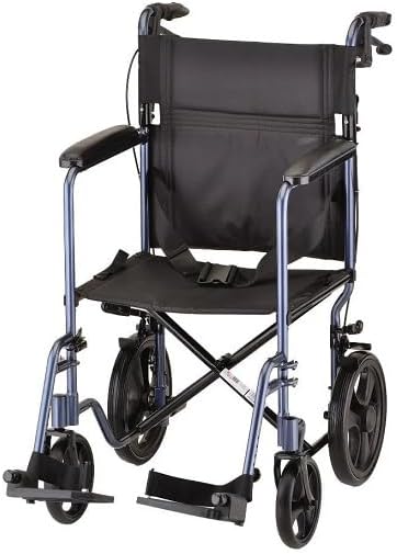 DeVilbiss Healthcare Drive TraveLite Lightweight Aluminium Folding Transport Chair in a Bag