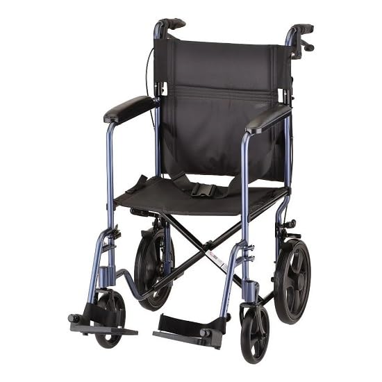 DeVilbiss Healthcare Drive TraveLite Lightweight Aluminium Folding Transport Chair in a Bag