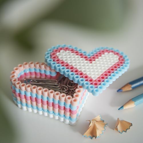 Miniatura 4 de Vaessen Creative Perlas Fusibles, Plastic, Blanco White , 5mm, 1100