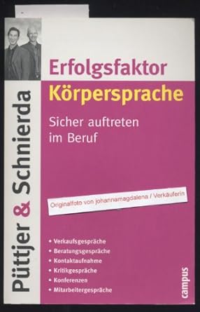 Amazon.com: Erfolgsfaktor Körpersprache. Sicher auftreten im Beruf ...