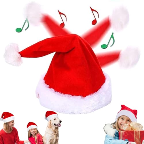 CHENRI Similarlyl Electric Christmas Hat, Singen und Tanzen...