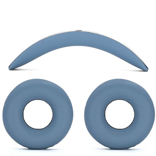 Defean �����p�N�b�V�����L�b�g 2 IN1 �C���[�p�b�h + �w�b�h�o���h Sony WH-CH520���C�����X�w�b�h�t�H���Ή� �����p�w�b�h�X�g���b�v�p�b�h&�C���[�p�b�h�C���p�[�c (�u���[)