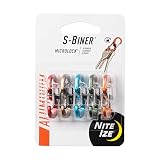 Mantiene las llaves organizadas y seguras: estos mosquetones de aluminio en forma de S de acero inoxidable cuentan con dos puertas de bloqueo, lo que te permite enganchar de forma segura tus llaves a un lado y enganchar el otro a un llavero, bolso, mochila o collar