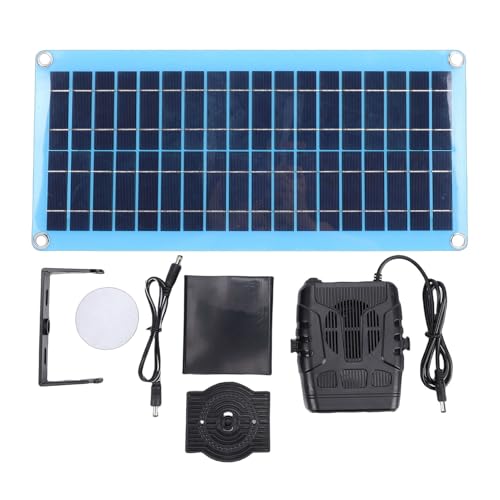 Fafeicy Calentador de Panel Solar de 30 W, Estera Calefactora Portátil con Energía Solar con Puertos USB CC para Gallinero, Casa de Mascotas, Secado de Invernadero, Protección contra