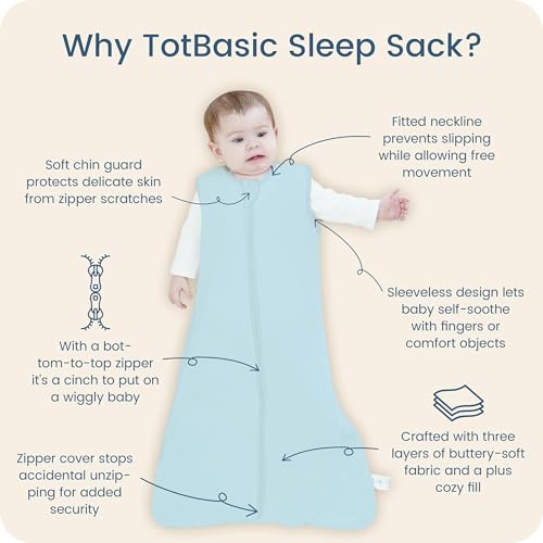 Image of Toddler Sleep Sacks 2T-3T-4T, 0.5 TOG Light Summer Wearable Blankets, Extra Long XL Sleeping Bags, 2 Pack