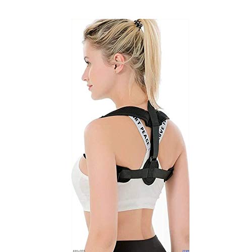 Back Braces for Posture Correction Under Clothes Comfy Brace Posture Corrector-Back Brace for Men and Women- Fully Adjustable Straightener for Mid, Upper Spine Support- Neck, Shoulder, Clavicle and Ba