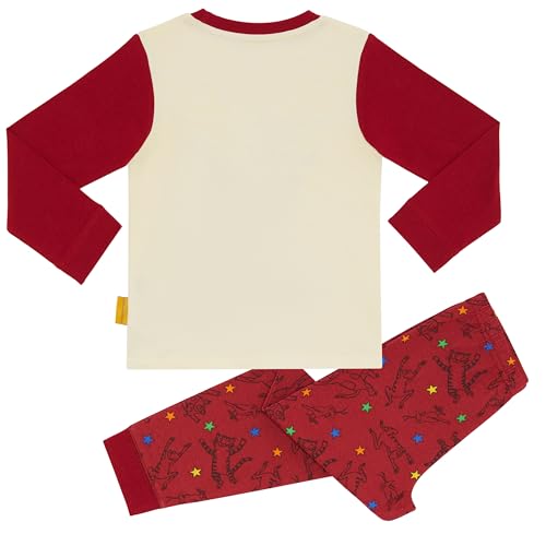Magic Light Room on the Broom Unisex 100% Cotton Halloween Long Pyjama Set - 3-4 Years 104cm Raspberry - Image 4