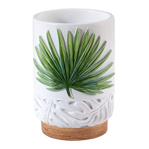 Avanti Linens - Tumbler, Countertop Organizer, Tropical Inspired Home Decor (Viva Palm Collection) by Avanti Linens - Used condition - US$11.06