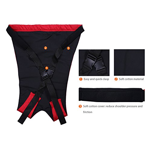 Patient Lift Sling Stair Lifts For Seniors Handicap Belts Slide Board For Wheelchair Bed Transfer Disabled Children Piggyback Transfer Sling Evacuation Equipment Chair Medical Patient Carry Straps #TOP3