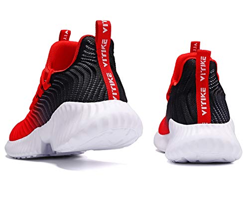 Image of JMFCHI Boys Girls Kids Sneakers Knitted Mesh Running Tennis Athletic Shoes