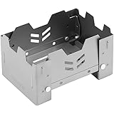 Fire-Maple ポケットストーブ チタン 固形燃料 風防 超軽量 コンパクト アルコールストーブ コンロ 折りたたみ 携帯便利 ソロキャンプ 登山 アウトドア