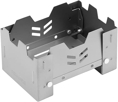 Fire-Maple ポケットストーブ チタン 固形燃料 風防 超軽量 コンパクト アルコールストーブ コンロ 折りたたみ 携帯便利 ソロキャンプ 登山 アウトドア