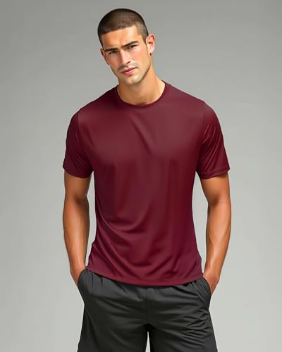 Real Essentials Mens SS Breeze Tech Crew Shirt2