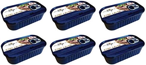 Banga Cod Liver Canned 115g can From Icaland pack of 6