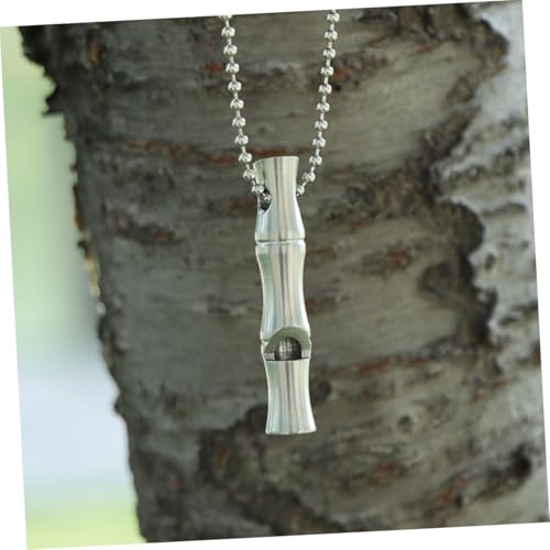 ifundom Stainless Steel Whistles in Hands