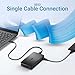 Universal Docking Station UD22, USB-C Hub with 10 Ports for Quad 4K or Triple Display Setups, 96W Power Delivery, 2X DisplayPort, HDMI, USB-A & C, for Laptop, MacBook & More,10-in-1 Hub