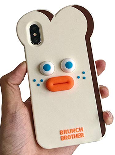 (タコストア) taco store iPhone カバー たらこ くちびる の 食パン キャラ が ツボ 何とも 気になる 存在 iPhone6/6s, iPhone6plus/6splus, iPhone7/8, iPhone7plus/8plus, iPhoneX, iPhoneXr, iPhoneXs Max, iPhoneXs (12ProMax, ホワイト)