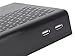 Silverstone Tek Aluminum Top Cover/Steel Body Thin Mini-ITX Media Center/HTPC Case PT13B - Black