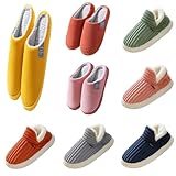 Zapatillas de estar por casa para mujer, cálidas y cálidas, con forro para mujer, modernas, antideslizantes, zapatillas de fieltro mullidas, unisex, ligeras, para ocio, deporte y uso diario, Rosa