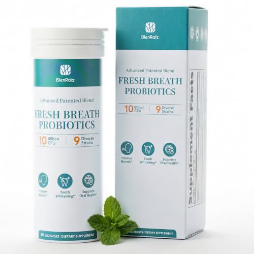 Oral Probiotics for Mouth Bad Breath, Fresh Breath Freshener, 60