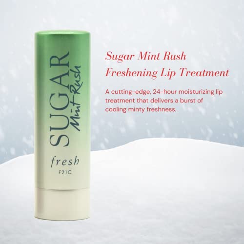 Fresh Color & Care Sugar Lip Set: Sugar Mint Rush Freshening, Rose Tinted Lip Treatment, And Advanced Therapy #TOP3