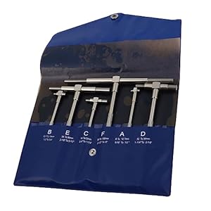 Iplusmile Zestaw 6 Mierników Teleskopowych PMHOKG52