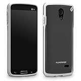 For Verizon Lg Lucid 3 Vs876 Puregear Slim Shell Oem Fitted Case Hard Shell 60661pg Clear / White