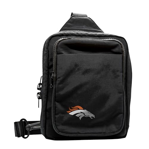 Logo Brands NFL Denver Broncos Dash Pack - Compact with Secure Clip