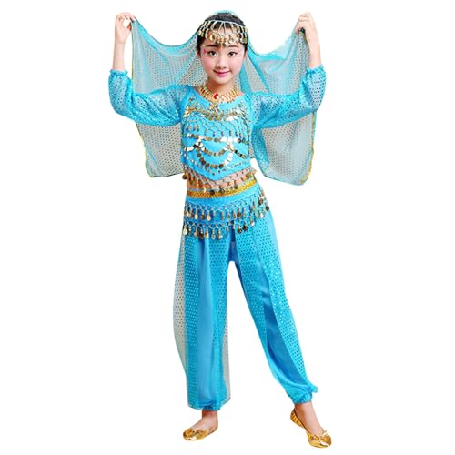 Disfraz danza del vientre infantil para fiesta de Halloween elegante