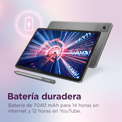 Lenovo Idea Tab – Tablet 11" 2.5K (MediaTek Dimensity 6300, 8 GB RAM, 256 GB UFS, 90 Hz, 4 Altavoces, Wi-Fi 5, Bluetooth 5.2, Android 15) Color Gris – Incluye Tab Pen - imagen 6