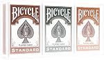 Bicycle Playing Cards 3 Deck Color Series Bundle. Collector's Bundle Including 3 Rider Back Decks Pumpkin, Cinnamon and Wintergreen. Includes Clear Acrylic Display Case.