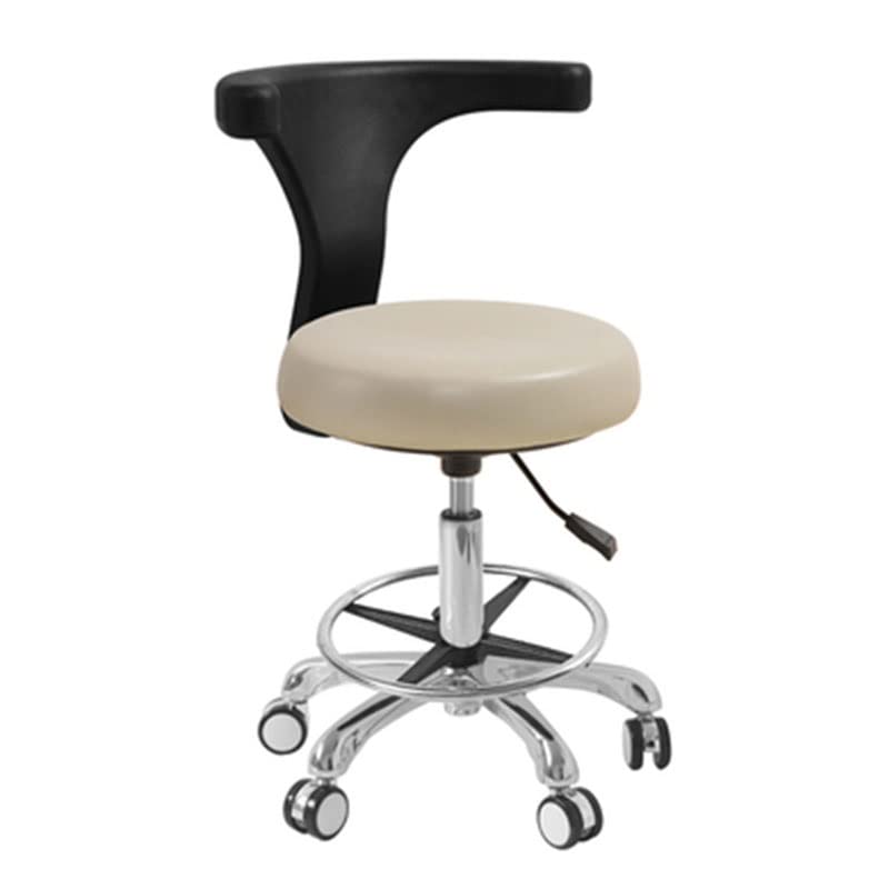 Dental Stool Height Adjustable Chair with 360 Degree Rotation Backrest and Seat - Medical Dentist Chair Dental Mobile Chair