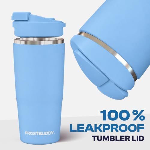 Frost Buddy ToGo Buddy 30 oz Tumbler & Cup Sleeve (Baby Blue Rub) by Frost Buddy - Used condition - Image 8