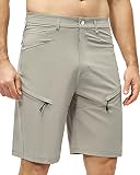 MELOO Men's Hiking Cargo Shorts Quick Dry Outdoor Travel Shorts for Men with Multi Pocket for Fishin
