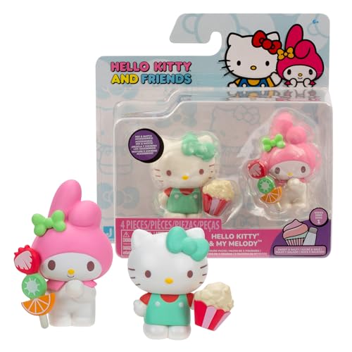 Figurines Hello Kitty Blister de 2 Personnages de 5 cm Modèle aléatoire - vue 2